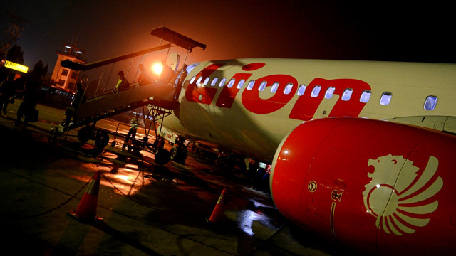 Ilustrasi Lion Air. (Foto: AFP/ROMEO GACAD)