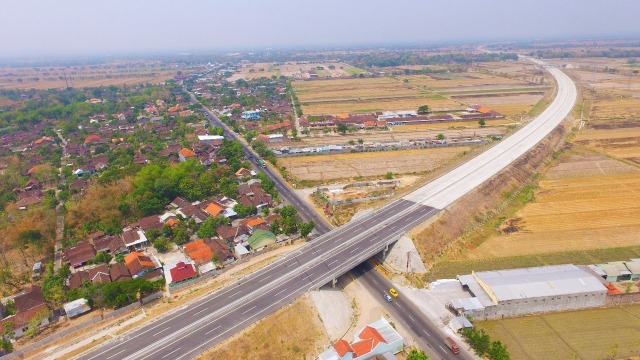 Jalan Tol Solo-Ngawi Segmen Sragen-Ngawi siap beroperasi. (Foto: Dok. Jasa Marga)