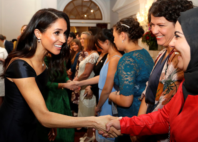 Pidato Meghan Markle di New Zealand (Foto: dok.Kirsty Wigglesworth/Pool via REUTERS)