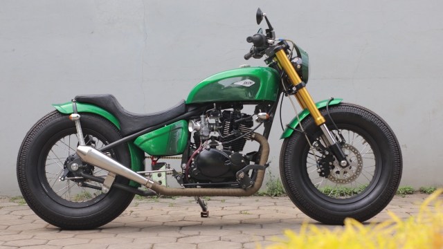 Motor Chopper terbaru milik Jokowi (Foto: dok. Katros Garage)