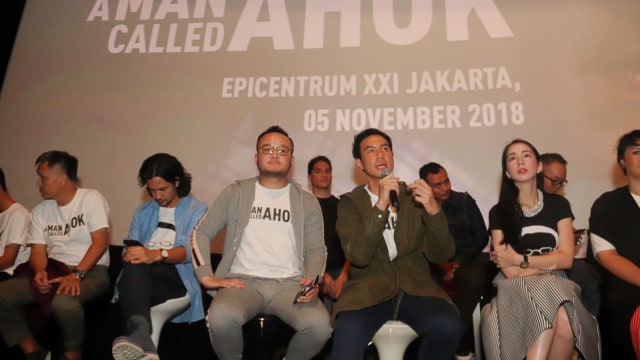 Jumpa Pers film A Man Called Ahok. (Foto: Munady Widjaja)