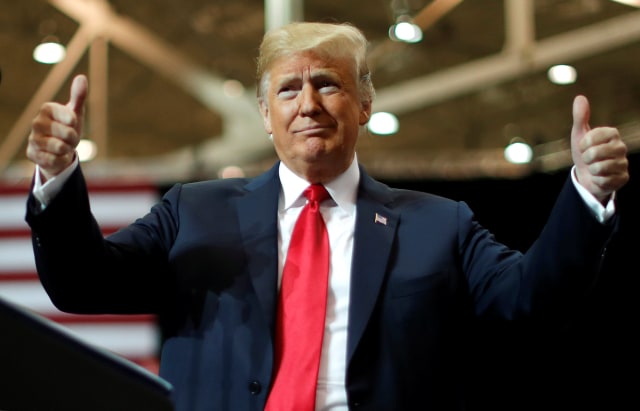 Presiden AS Donald Trump (Foto: Reuters/Carlos Barria)