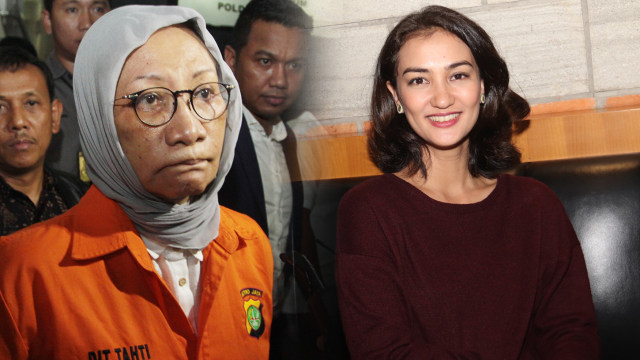 Atiqah Hasiholan dan Ratna Sarumpaet. (Foto: kumparan dan antarafoto)