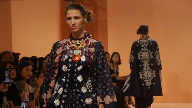 Fashion Show Biyan Spring/Summer 2018. (Foto: Fanny Kusumawardhany/kumparan)