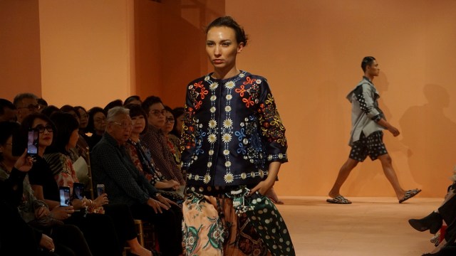 Fashion Show Biyan Spring/Summer 2018. (Foto: Fanny Kusumawardhany/kumparan)