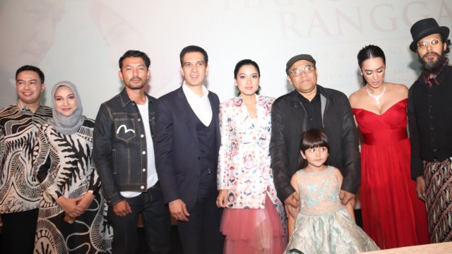 Pemain film Hanum Rangga. (Foto: Munady Widjaja/kumparan)