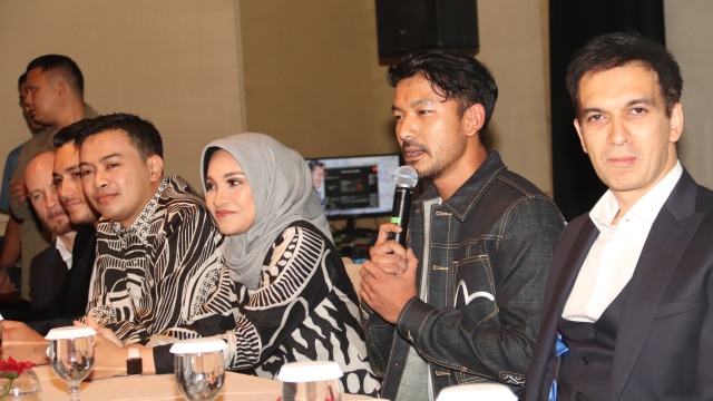 Pemain film Hanum Rangga. (Foto: Munady Widjaja/kumparan)