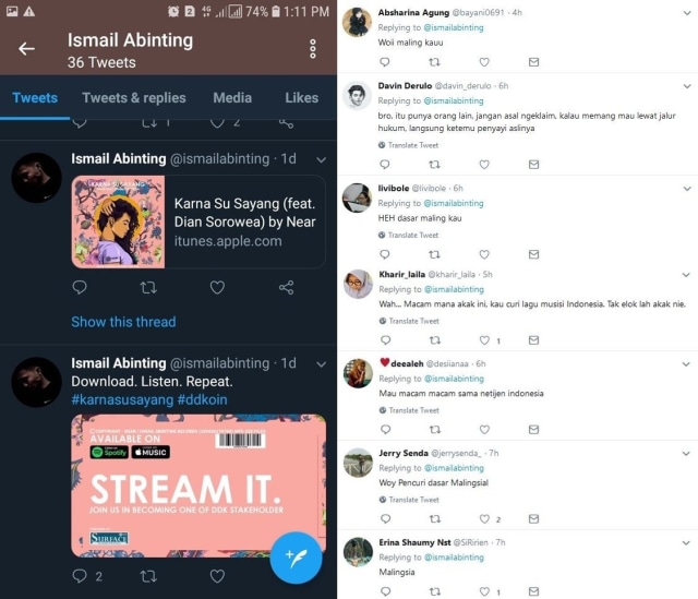 Pria Asal Malaysia Klaim sebagai Pencipta Lagu 'Karna Su Sayang' (3)