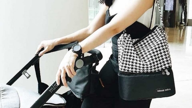 Review: Cooler Bag Natural Moms Houndstooth Tote Bag