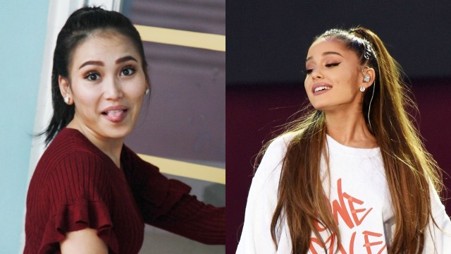 Ayu Ting Ting dan Ariana Grande (Foto: Munady dan Dave Hogan/One Love Manchester/Handout via REUTERS)