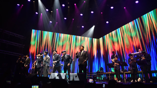 Penampilan Afgan di Konser Dekade Malaysia. (Foto: Agra Suseno)