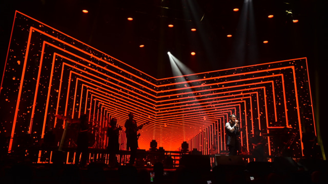 Penampilan Afgan di Konser Dekade Malaysia. (Foto: Agra Suseno)