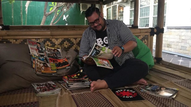 Maulana Fadilah, penggemar majalah Hai (Foto: Irish Tamzil)