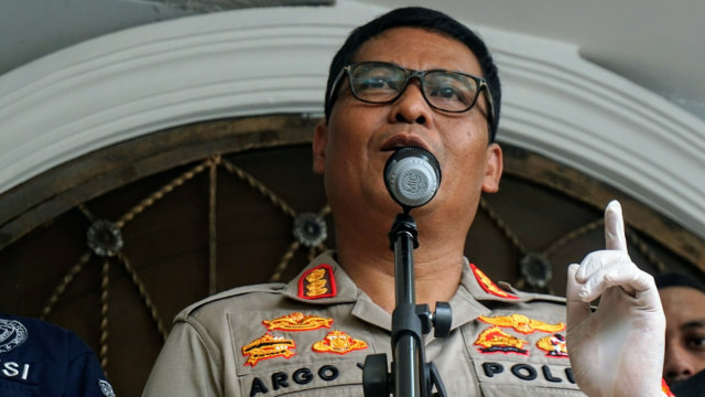 Kabid Humas Polda Metro Jaya Argo Yuwono di Kelapa Gading, Jakarta Utara. (Foto: Nugroho Sejati/kumparan)
