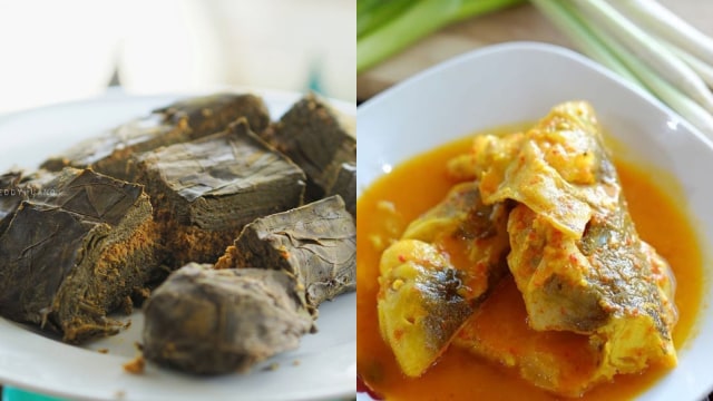 Makanan khas Bengkulu. (Foto: Instagram/@kedai_daun_bakung @deddyhuang)