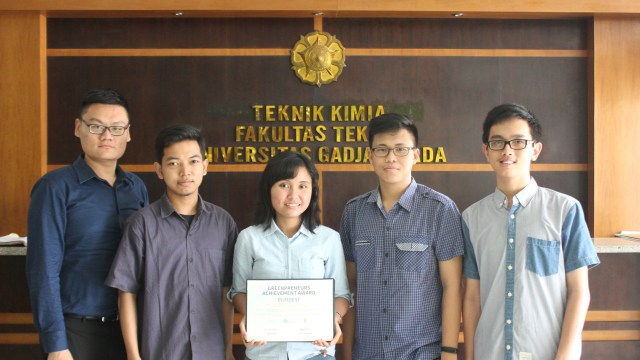 Mahasiswa UGM juara rancang bisnis pestisida organik di Korsel. (Foto: Istimewa)