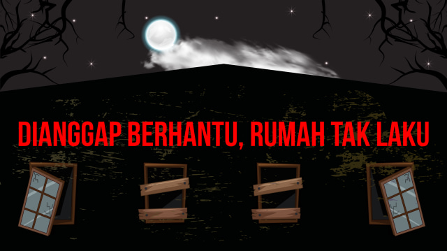 Dianggap Berhantu, Rumah Tak laku. (Foto: Basith Subastian/kumparan)
