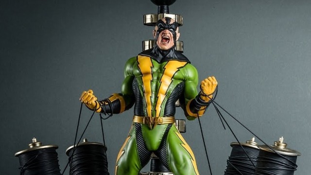Ilustrasi action figure Electro ¼ Scale Statue XM Studios Marvel. (Foto: Youtube/SammyG)