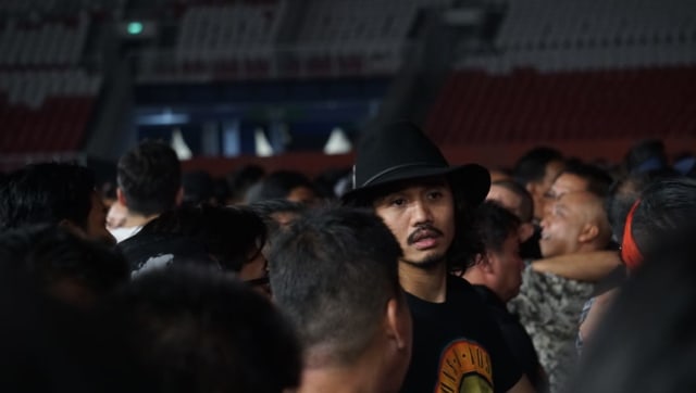 Duta Sheila on 7 di Konser Guns N Roses. (Foto: Nugroho Sejati/kumparan)
