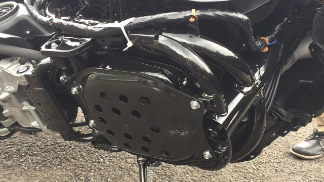 Tangki BBM Yamaha FreeGo  (Foto: Aditya Pratama Niagara/kumparanOTO)