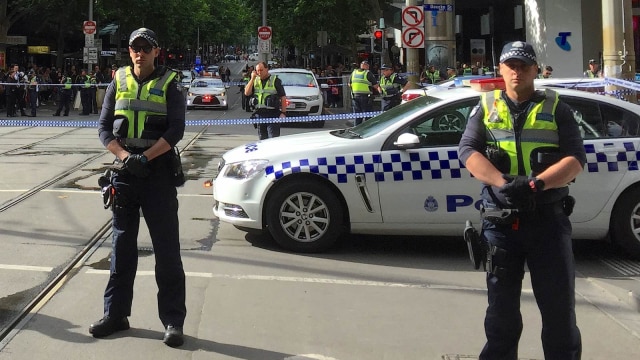 Penusukan di Melbourne Australia. (Foto: REUTERS/Sonali Paul)