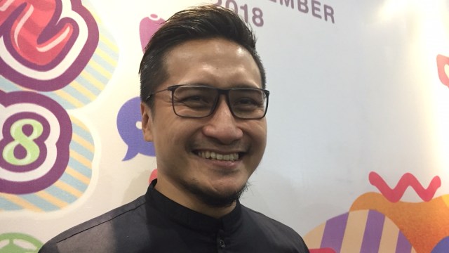 Arie K Untung  di Hijrah Fest 2018. (Foto: Giovanni/kumparan)