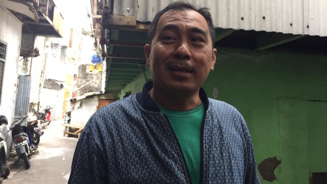 Budiman, tetangga Rohandi di Pejaringan, Jakarta Utara. (Foto: Lutfan Darmawan/kumparan)
