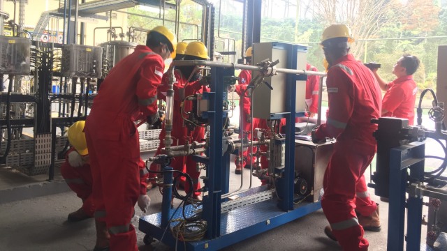 Para siswa Petro Tekno, sekolah milik British Petroleum di Ciloto. (Foto: Ema Fitriyani/kumparan)