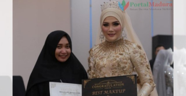 Sabet Gelar ST, Melita Puri Jayanti si Cantik Asli Sumenep Justru Sukses Diusaha Makeup (1)