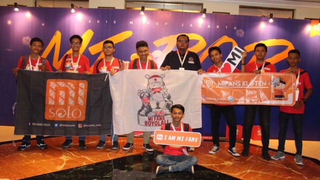 Musthafa Kamil, Mi Fans Solo, ikut acara Mi Pop Jakarta 2018. (Foto: Dok. Pribadi)