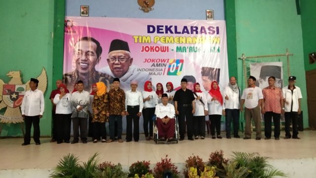 Ratusan Orang di Tegal Deklarasi Mendukung Jokowi-Ma'ruf
