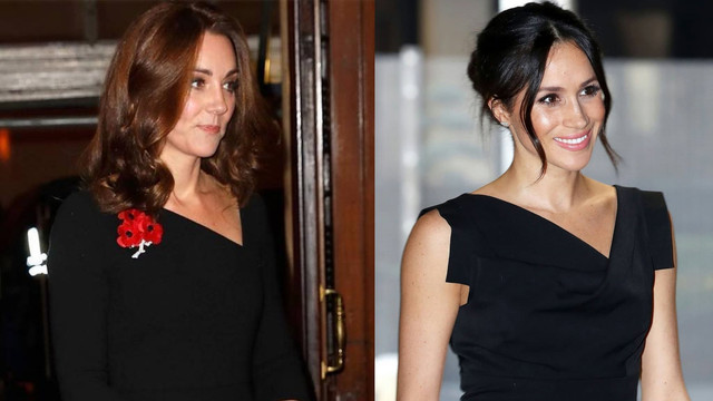 Kate Middleton dan Meghan Markle Foto: Dok. @coveringcambridge & Meghan Markle Sparkle
