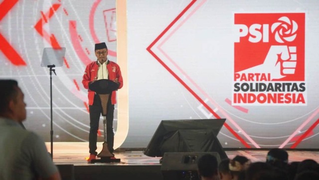 Guntur Romli di perayaan HUT ke 4 PSI di ICE BSD, Minggu (11/11/2018). Foto: Irfan Adi Saputra/kumparan