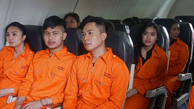 Suasana pelatihan Angkasa Training Center Lion Air Group. (Foto: Iqbal Firdaus/kumparan)