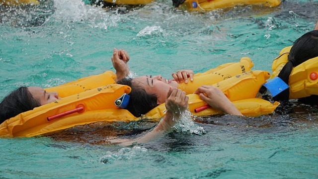 Suasana pelatihan Angkasa Training Center Lion Air Group. (Foto: Iqbal Firdaus/kumparan)
