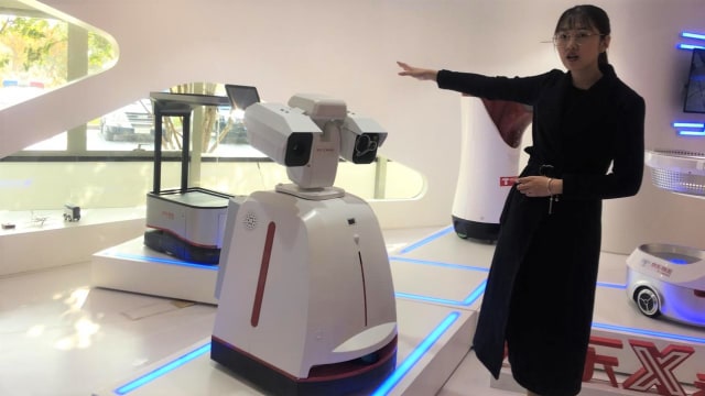 Drone pengirim barang JD.com di China. (Foto: Feby Dwi Sutianto/kumparan)