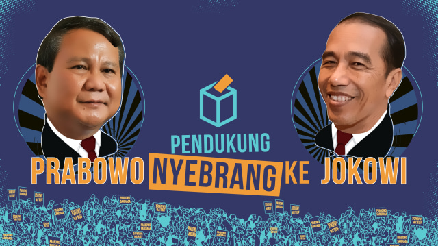 Pendukung Prabowo Nyebrang ke Jokowi (Foto: Basith Subastian)