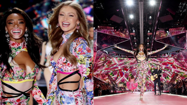 Winnie Harlow di panggung Victoria's Secret Fashion Show 2018 (Foto: Dok. Winnie Harlow)