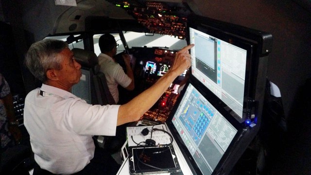 Suasana Pelatihan Pilot Pesawat Lion Air Boeing 737 di Bandara Mas Angkasa Training Center, Cikokol, Tangerang. (Foto: Iqbal Firdaus/kumparan)
