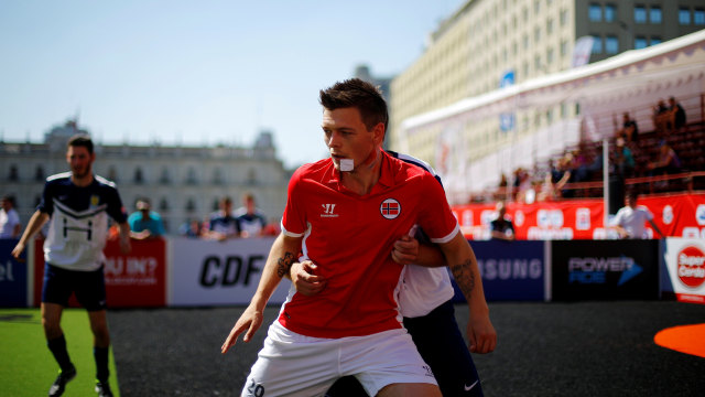 Homeless World Cup 2014 di Santiago, Chile. (Foto: REUTERS/Ivan Alvarado/File Photo)