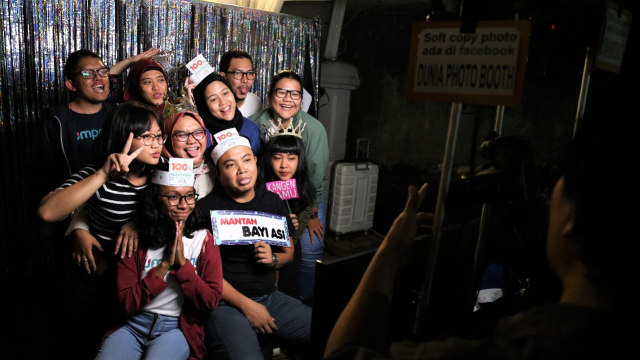 Suasana dalam acara 100 persen wartawan di kantor kumparan. (Foto: Aditia Noviansyah/kumparan)