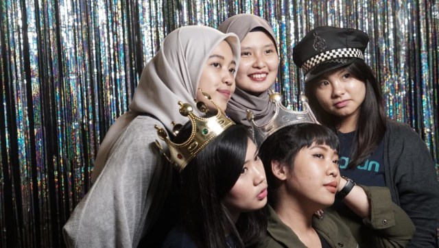 Suasana keseruan dalam acara 100 persen wartawan di kantor kumparan. (Foto: Helmi Afandi/kumparan)