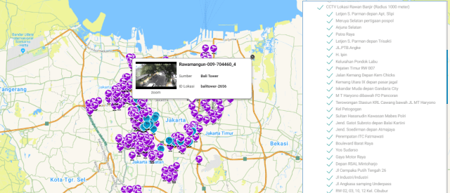 Fitur Baru Portal Jakarta Smart City, CCTV Lokasi Rawan Banjir (2)