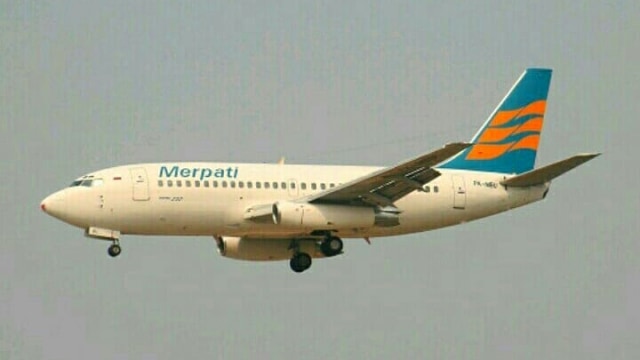 Pesawat Merpati Nusantara Airlines. (Foto: instagram @airline_indonesia)