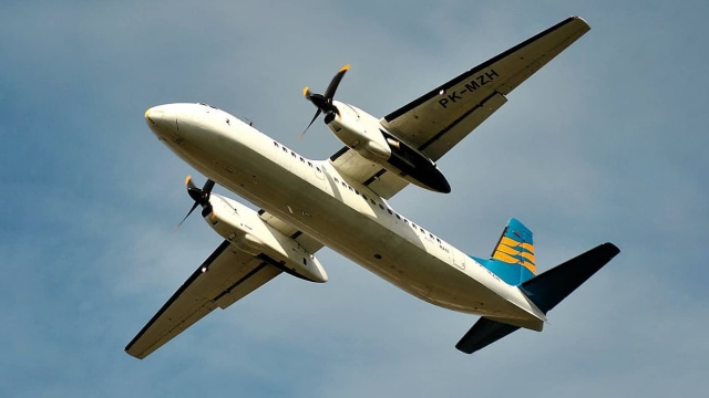 Pesawat Merpati Nusantara Airlines. (Foto: instagram @aal_ehem)