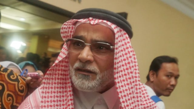 Duta Besar Arab Saudi, Osama bin Mohammed Abdullah Al Shuaibi di PP Muhammadiyah, Jakarta, Selasa (13/11). (Foto: Jamal Ramadhan/kumparan)