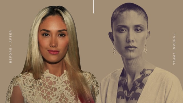 Fahrani Empel yang dulu dan sekarang (Foto: Instagram @favelamunk)