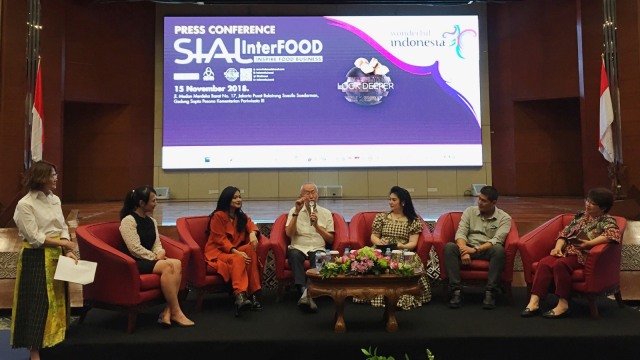 Konferensi pers SIAL Interfood di Kementerian Pariwisata.
 (Foto: Helinsa Rasputri/kumparan)