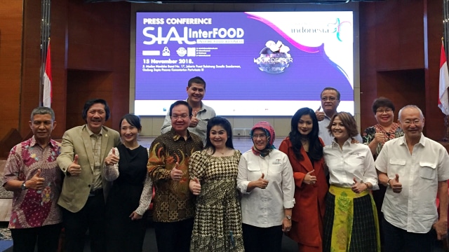 Konferensi pers SIAL Interfood di Kementerian Pariwisata.
 (Foto: Helinsa Rasputri/kumparan)