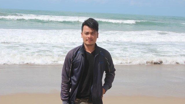 Haris Simamora, tersangka pelaku pembunuhan keluarga Nainggolan di Pondok Gede. (Foto: Facebook/Haris Simamora)